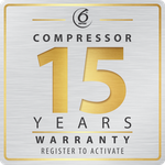 15 години гаранция на компресора