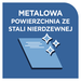 Ekskluzywna metaliczna powierzchnia ze stali nierdzewnej