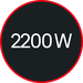 Duża moc i maksymalna temperatura 240°C