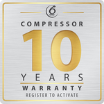 10 rokov záruka na kompresor